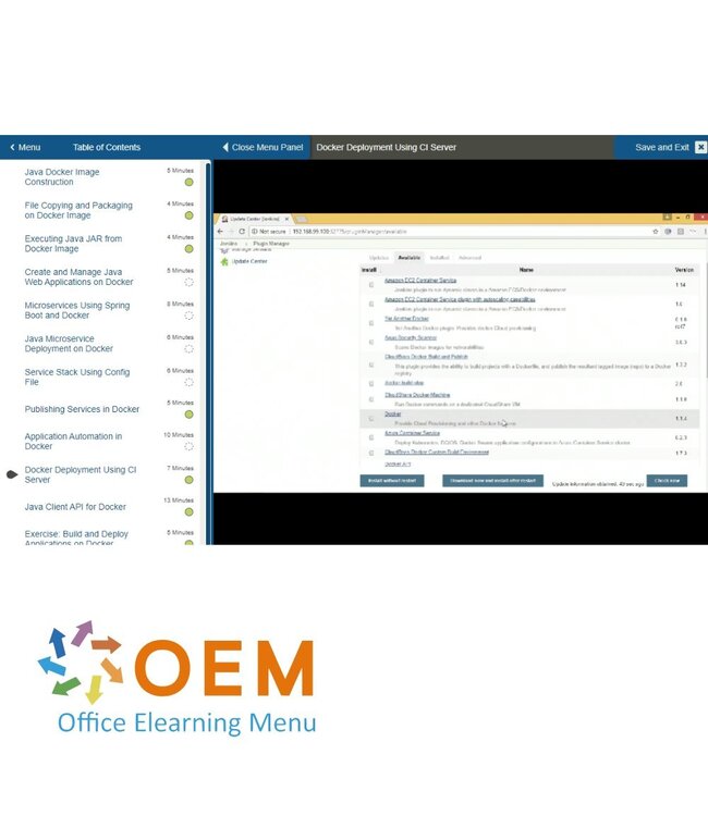 Oracle Docker for Java Microservices Training