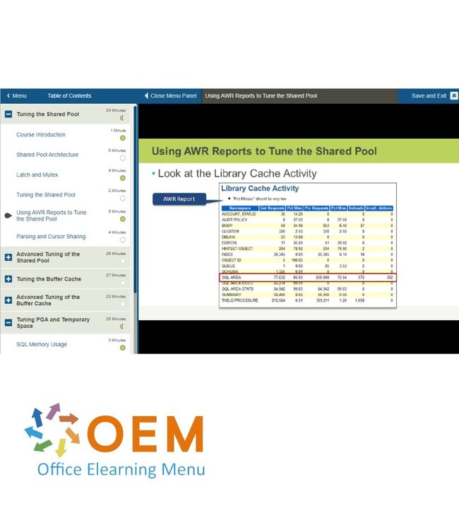 Oracle Oracle Database 11g SQL Tuning Training