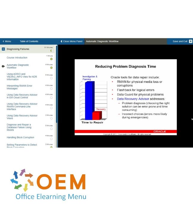 Oracle Oracle Database 12c Backup and Recovery Training
