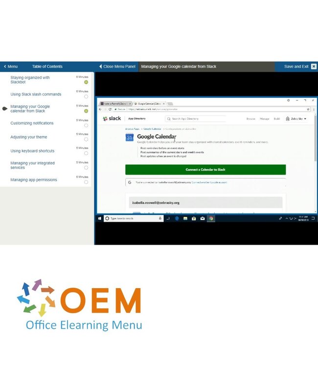 OEM Slack Web Training