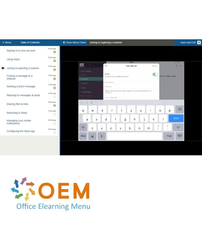 OEM Slack iOS Using the iOS App Training
