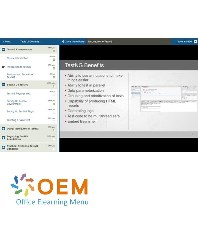 OEM Software Testing with TestNG Training