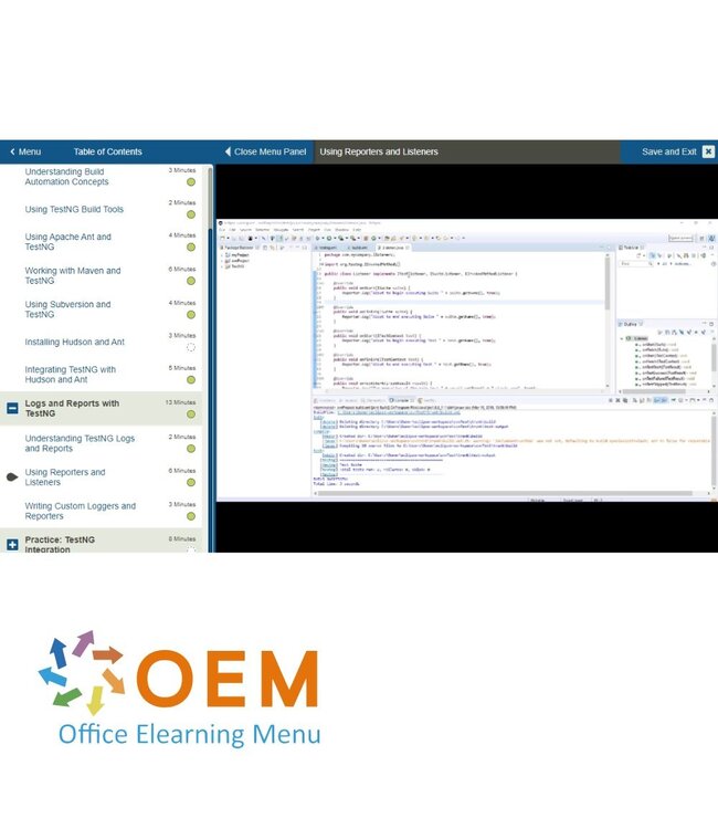 OEM Software Testing with TestNG Training