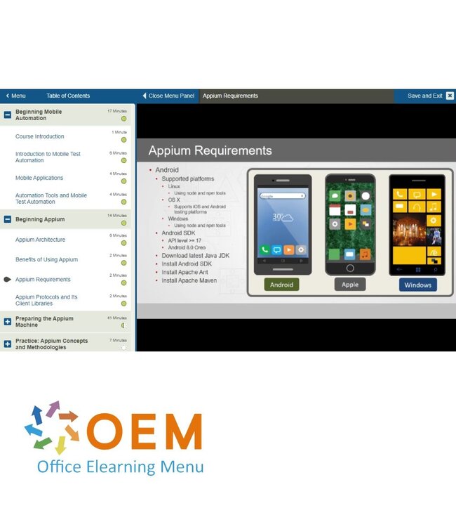 OEM Automation Using Appium Training