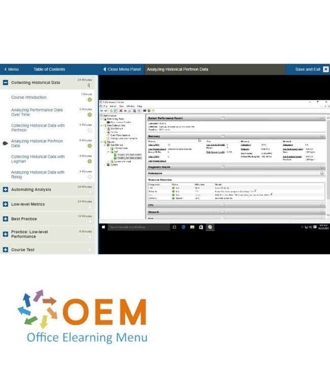Microsoft Microsoft Windows Performance Monitoring Training