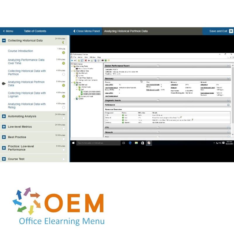 Microsoft Windows Performance Monitoring Training