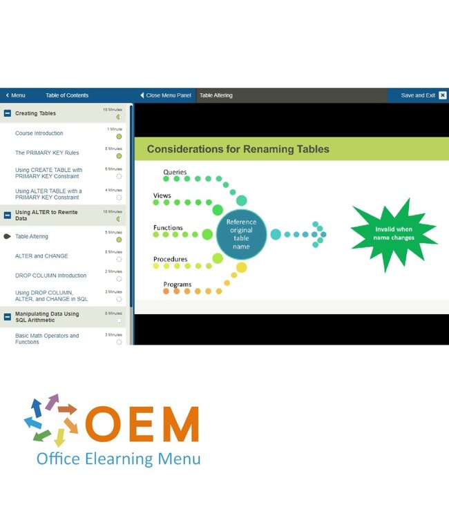 OEM Introduction to SQL Training