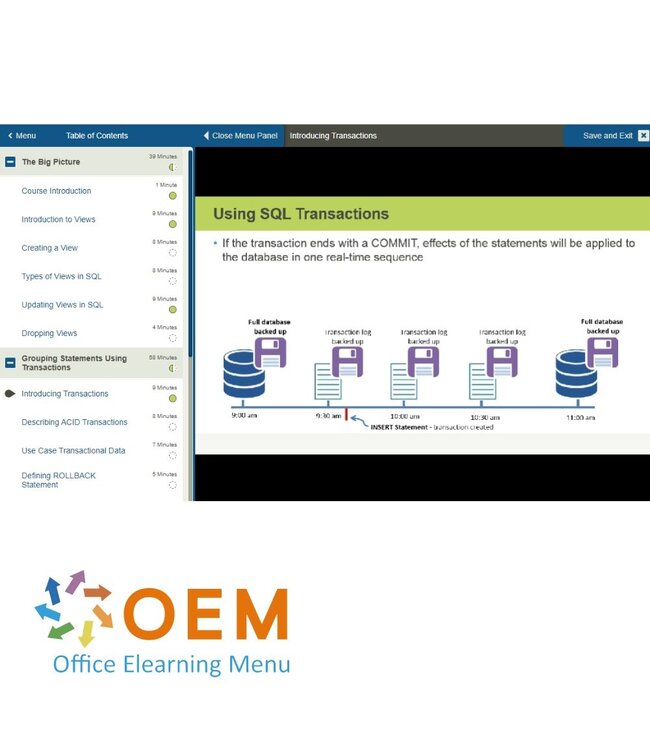 OEM Introduction to SQL Training