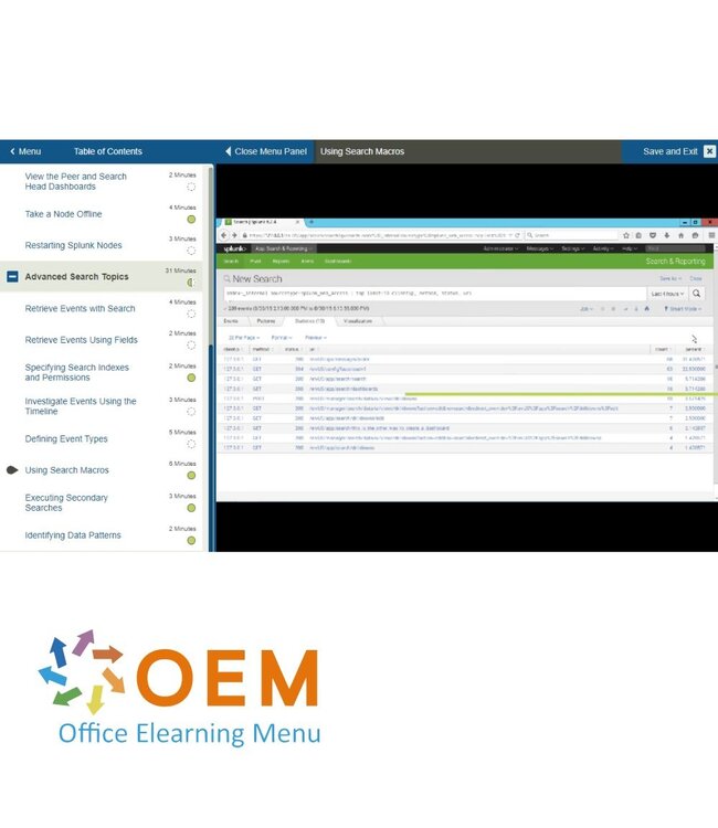OEM Operational Intelligence Fundamentals with Splunk Training