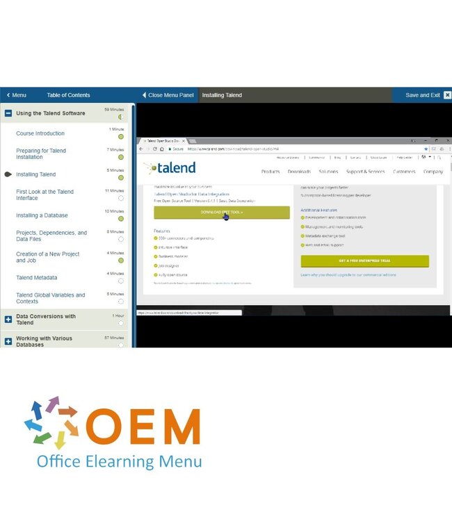 OEM Talend Data Integration Training