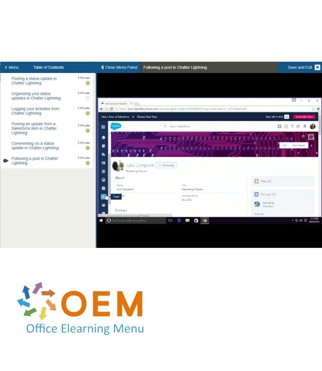 Salesforce Salesforce Chatter for Lightning Training