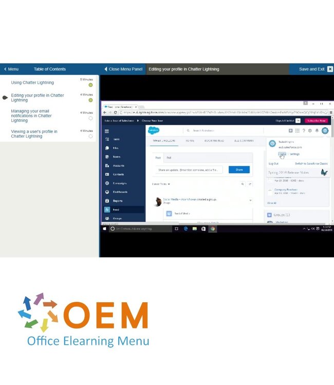 Salesforce Salesforce Chatter for Lightning Training