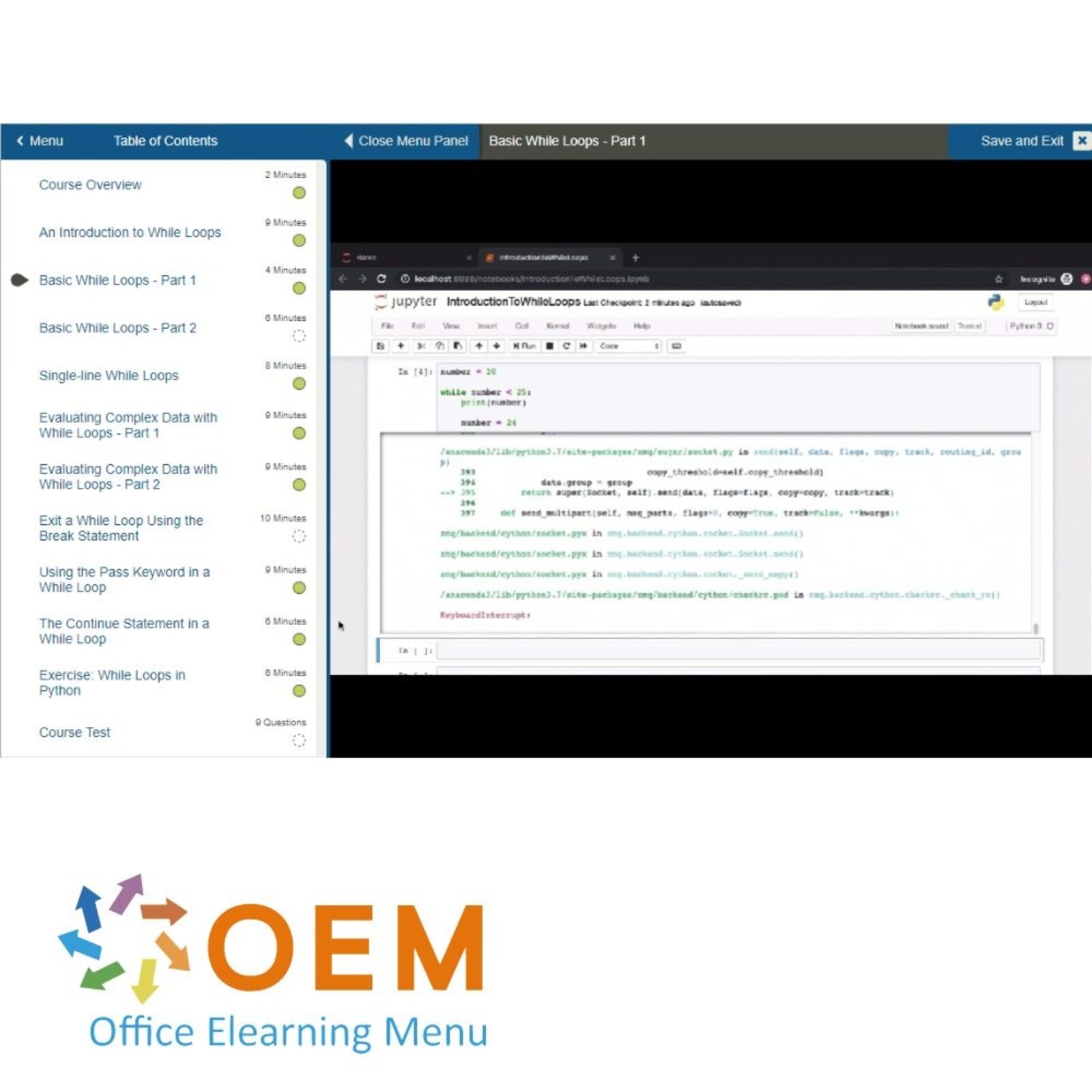 Conditional Loop Statements in Python Training - OEM