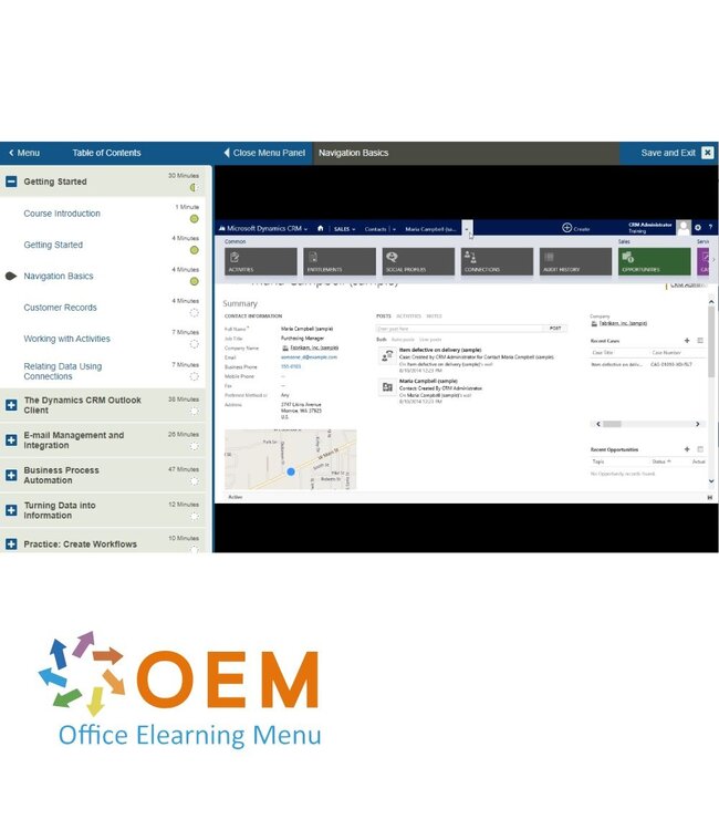 Microsoft Microsoft Dynamics CRM Applications Training