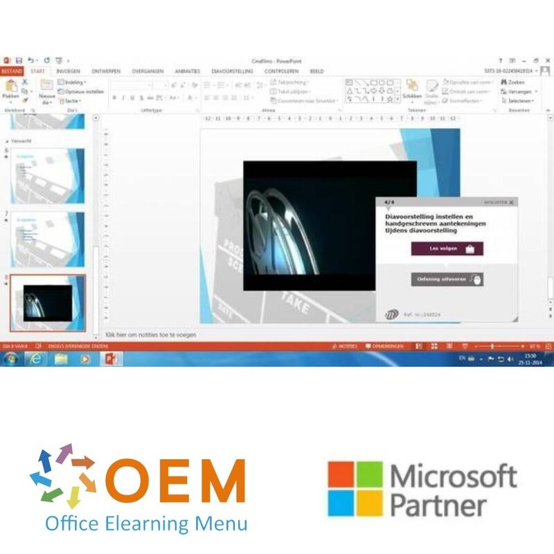 PowerPoint 2016 Cursus Basis E-Learning