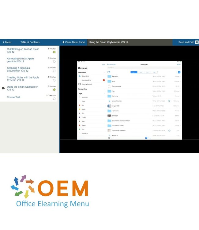 Apple iOS 12 for end users Training