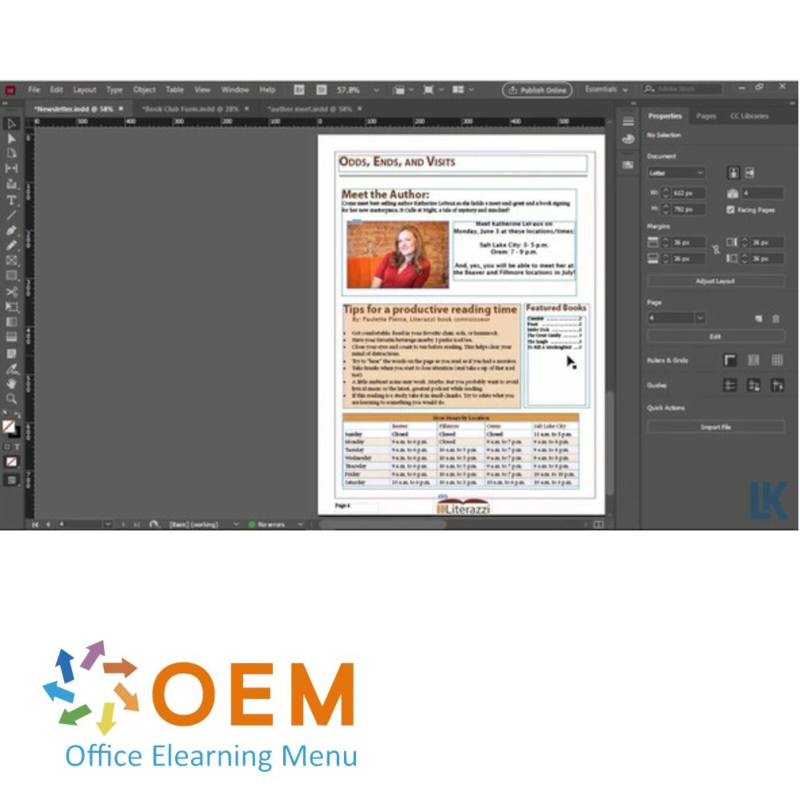 Adobe Illustrator Adobe InDesign CC 2021 Cursus E-Learning