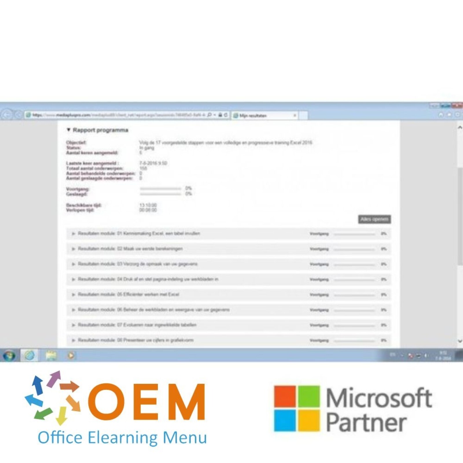 Microsoft Office 365 Training: Cloud Productiviteit Office 365 2016 Cursus Migratie E-Learning