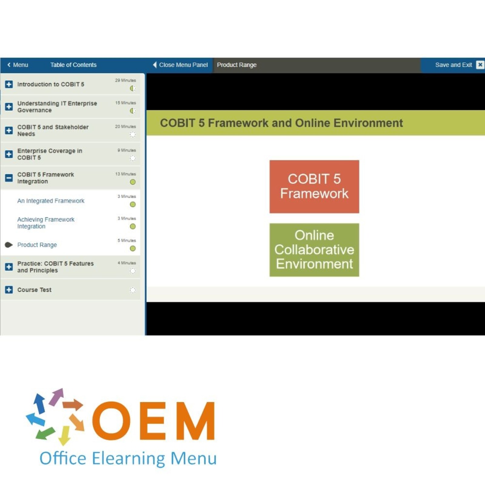 COBIT COBIT 5 Foundation Training