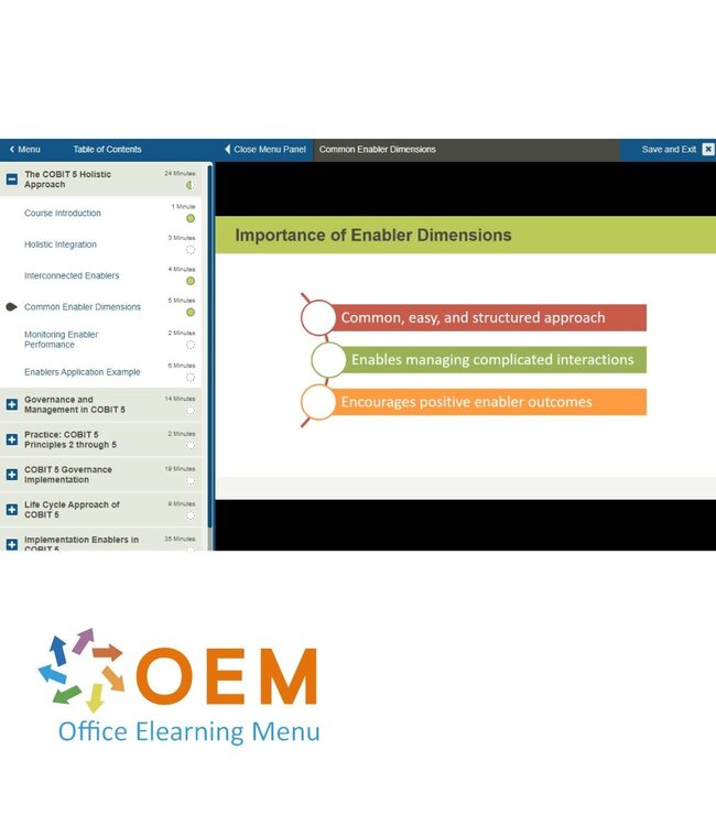 ISACA COBIT 5 Foundation Training