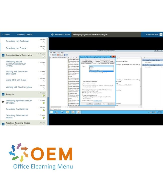 OEM Cryptography Fundamentals Training