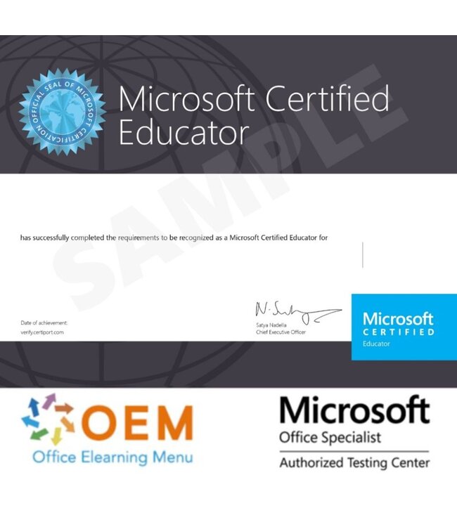 Microsoft MCE Microsoft Certified Educator examen