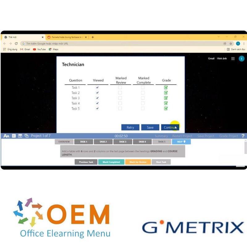 MO-400 Outlook 2019 365 GMetrix Practice Exam