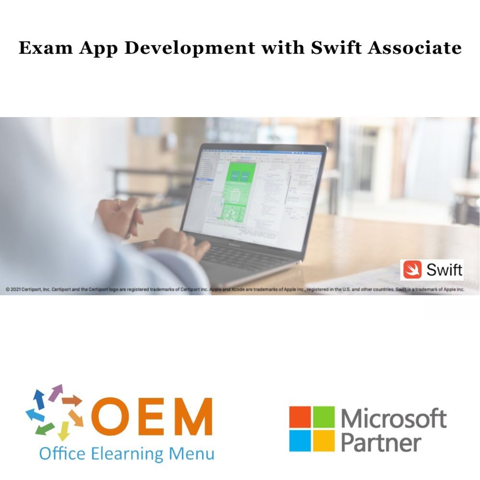 Certiport - Pearson Vue Exam App Development with Swift Associate
