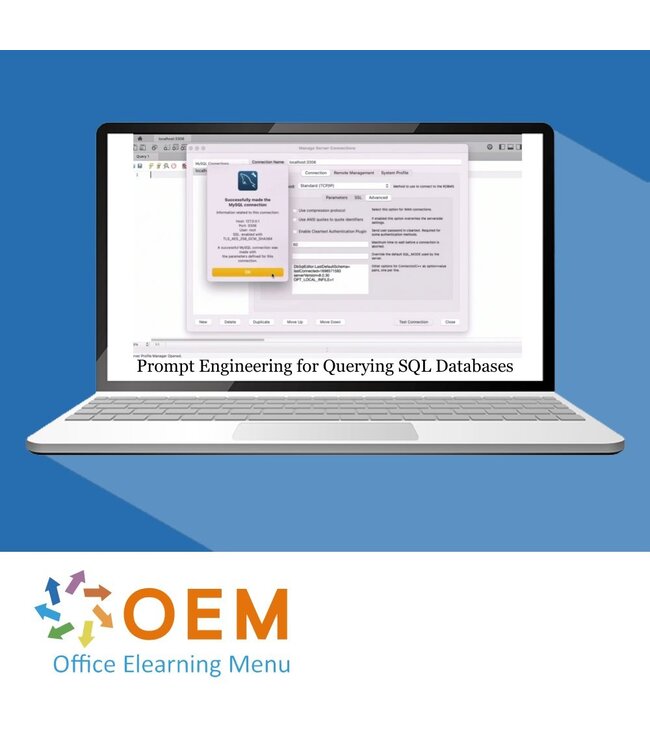 Prompt Engineering for Querying SQL Databases Training