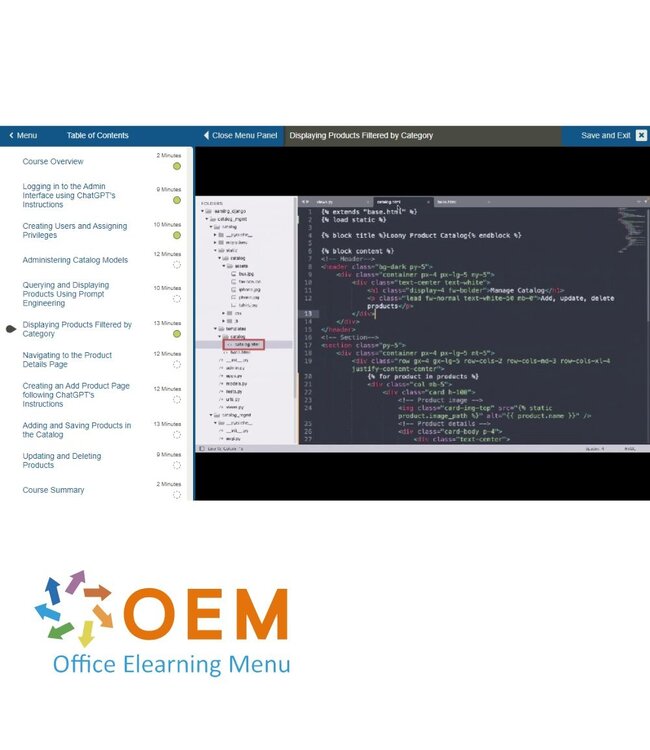 OEM Prompt Engineering for Building Apps with Django Training