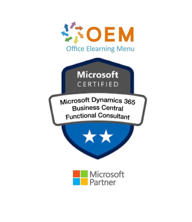 Microsoft  MB-800 Microsoft Dynamics 365 Business Central Functional Consultant Training
