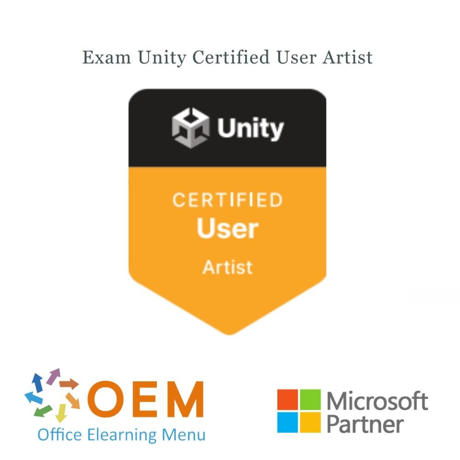 Exam Unity Certified User Artist Test Center Pearson Vue OEM