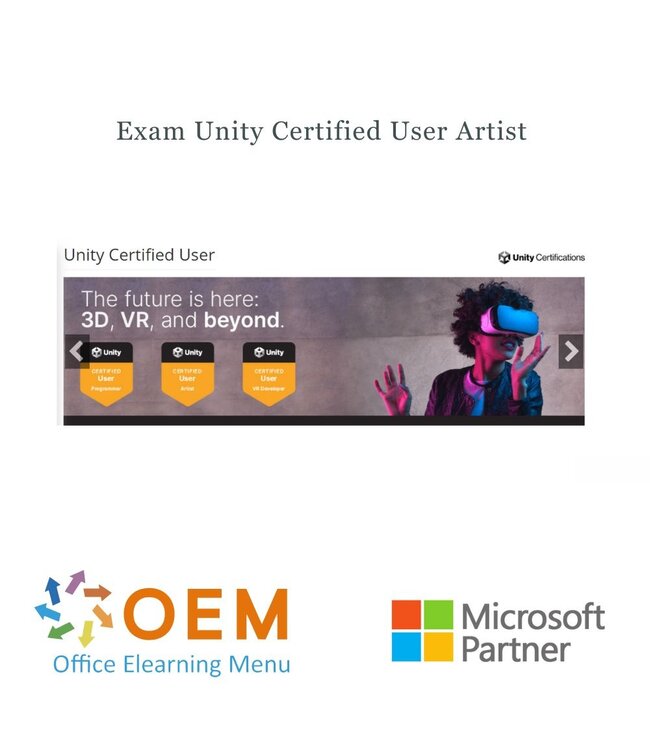 Unity Unity Certified User Examen – Artist