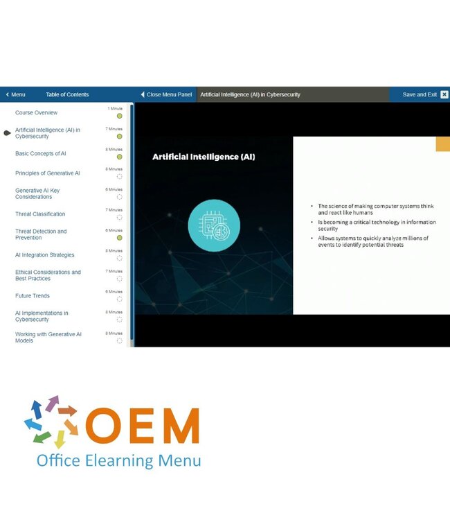 OEM Enhancing Enterprise Security with Generative AI and Artificial Intelligence Training