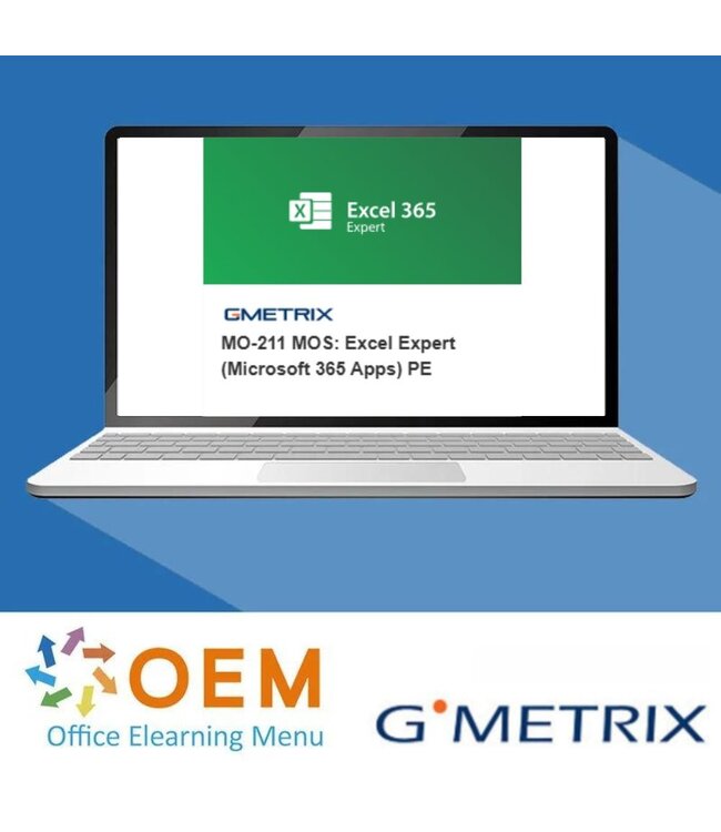 Microsoft MO-211 MOS: Excel Expert (Microsoft 365 Apps) PE Gmetrix practice test