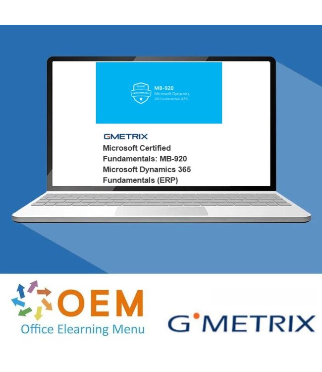 Microsoft MB-920 Microsoft Dynamics 365 Fundamentals (ERP) practice test
