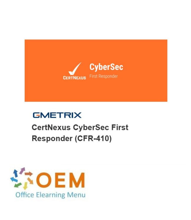 CertNexus CyberSec First Responder CFR-410 practice test