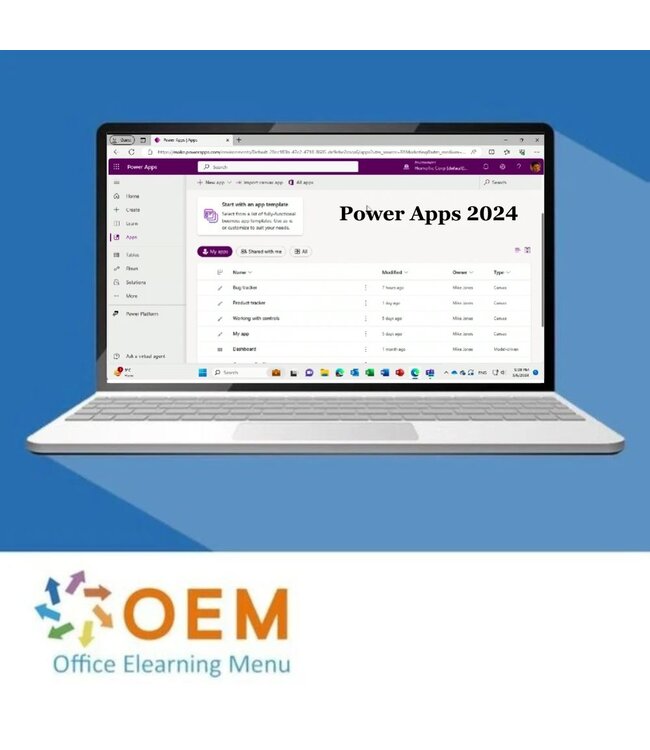 Microsoft Microsoft Power Apps Training