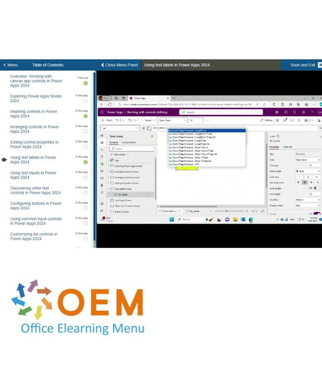 Microsoft Microsoft Power Apps Training