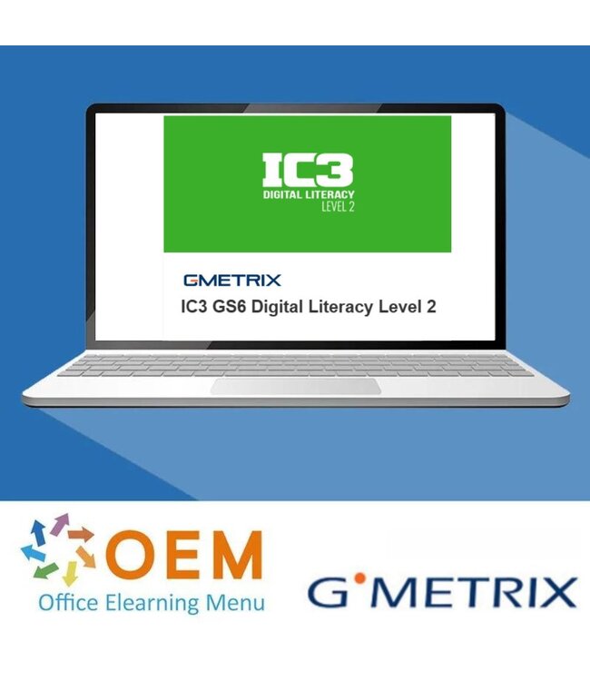 Certiport / IC3 IC3 GS6 Digital Literacy Level 2 practice test