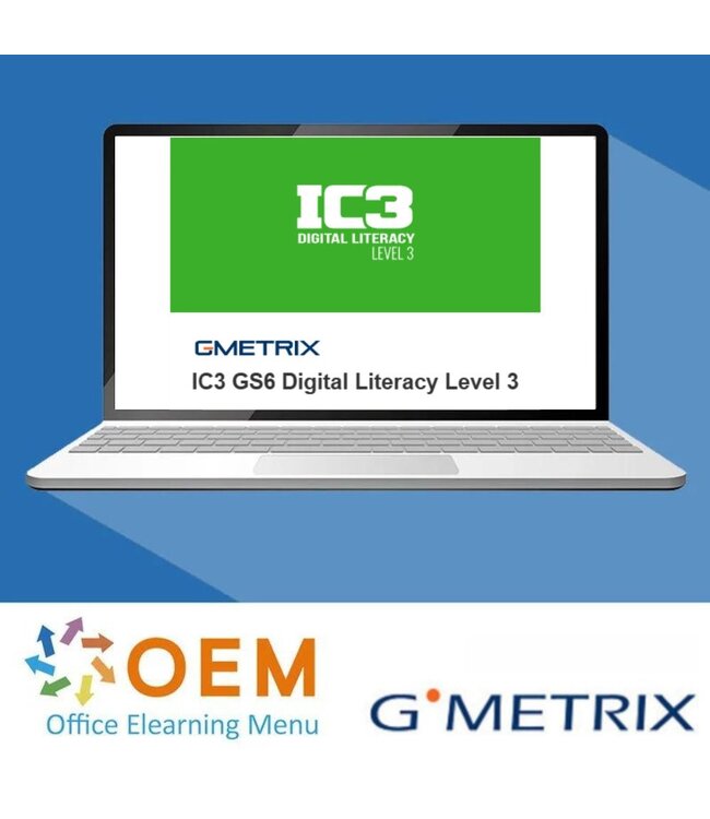 Certiport / IC3 IC3 GS6 Digital Literacy Level 3 practice test