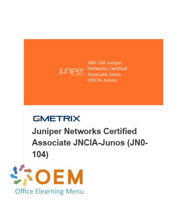 Juniper Juniper Networks Certified Associate JNCIA-Junos (JN0-104) practice test