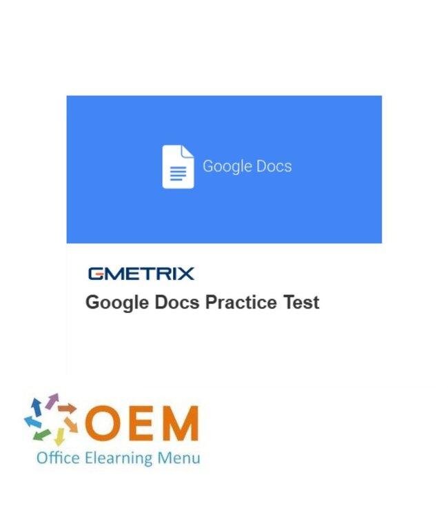 Google Google Docs oefenexamen