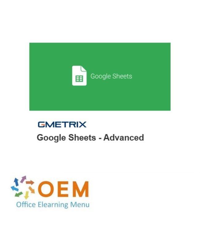 Google Google Sheets Advanced oefenexamen