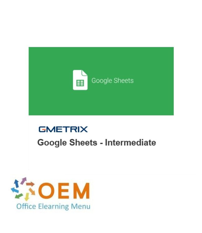Google Google Sheets Intermediate practice test