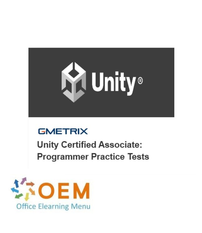 Unity Unity Certified Associate: Programmer Certification oefenexamen