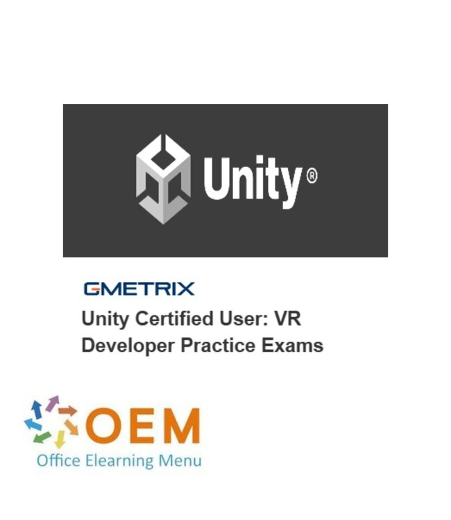 Unity Unity Certified User: VR Developer Certification practice test
