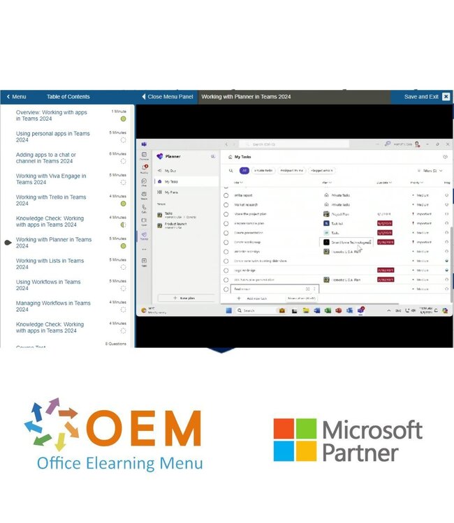 Microsoft Microsoft Teams Online Cursus E-Learning