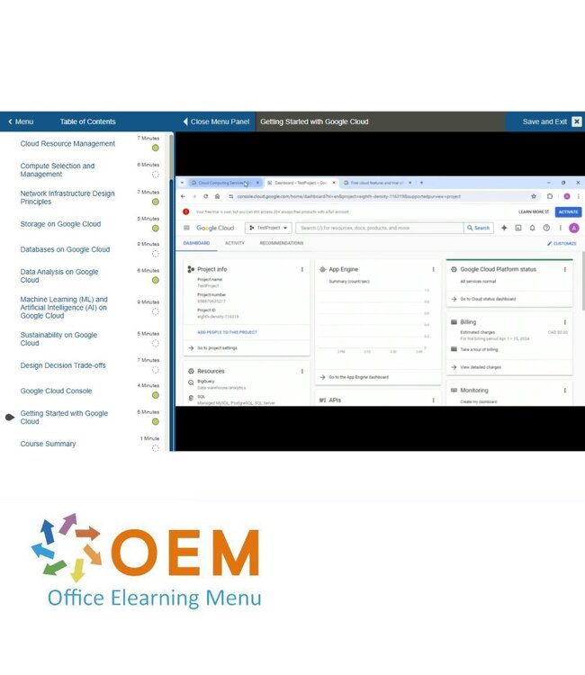 Google Google Professional Cloud Architect Training