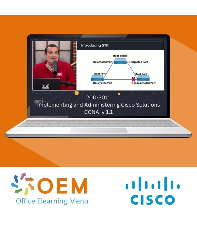 Cisco Cisco 200-301 Implementing and Administering Cisco Solutions (CCNA) v 1.1 Training